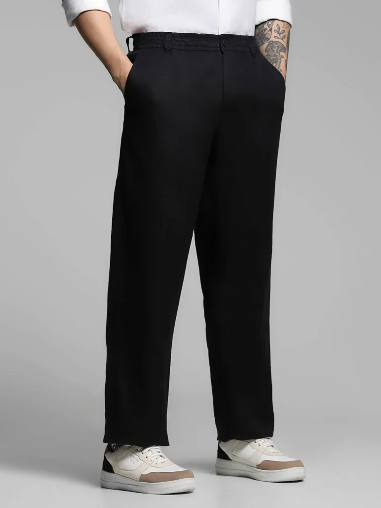 black cotton pants in kottakkal